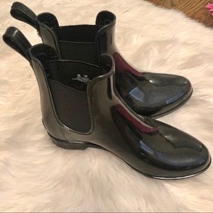 Sam Edelman Tinsley Rubber Chelsea Rain Boots sz 7